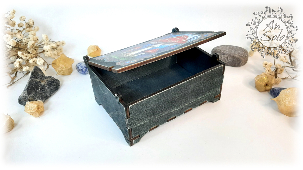 Шкатулка "Рассветный мухомор"