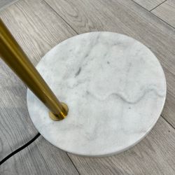 Торшер Geneva Single Glass Globe Floor Lamp