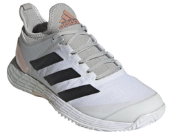 Женские Кроссовки теннисные Adidas Adizero Ubersonic 4 W - grey two/core black/white