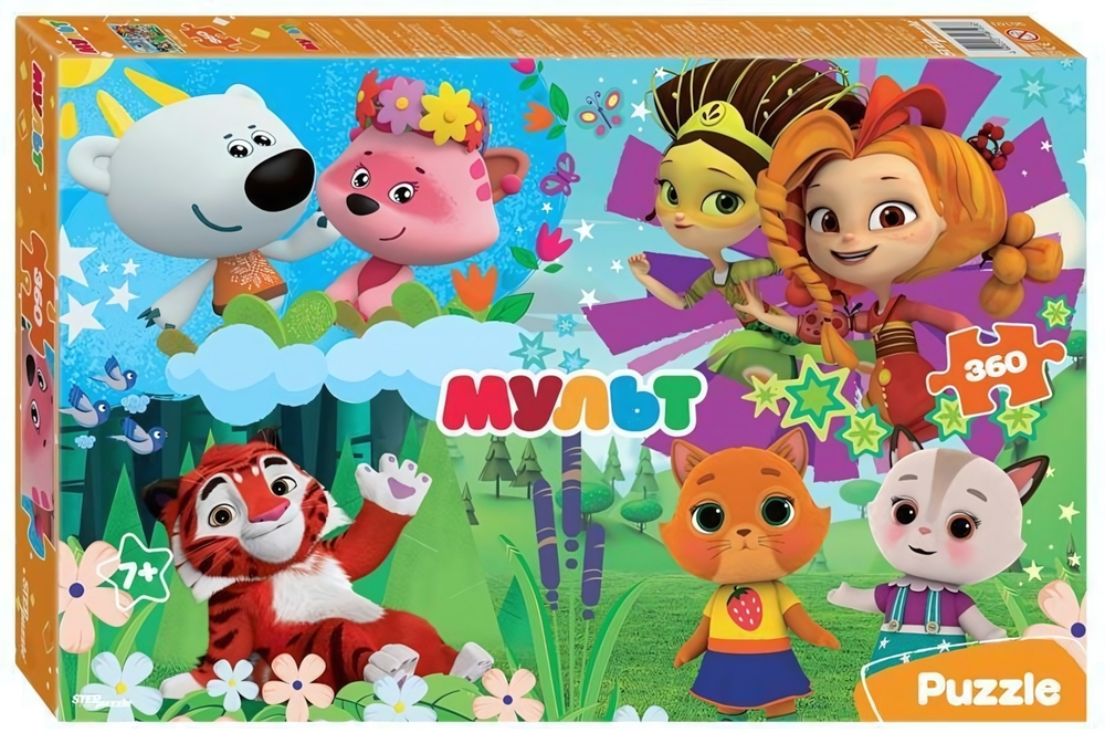 Пазл 360эл. "Сказочный патруль и др. Мульт" (Степ пазл)
