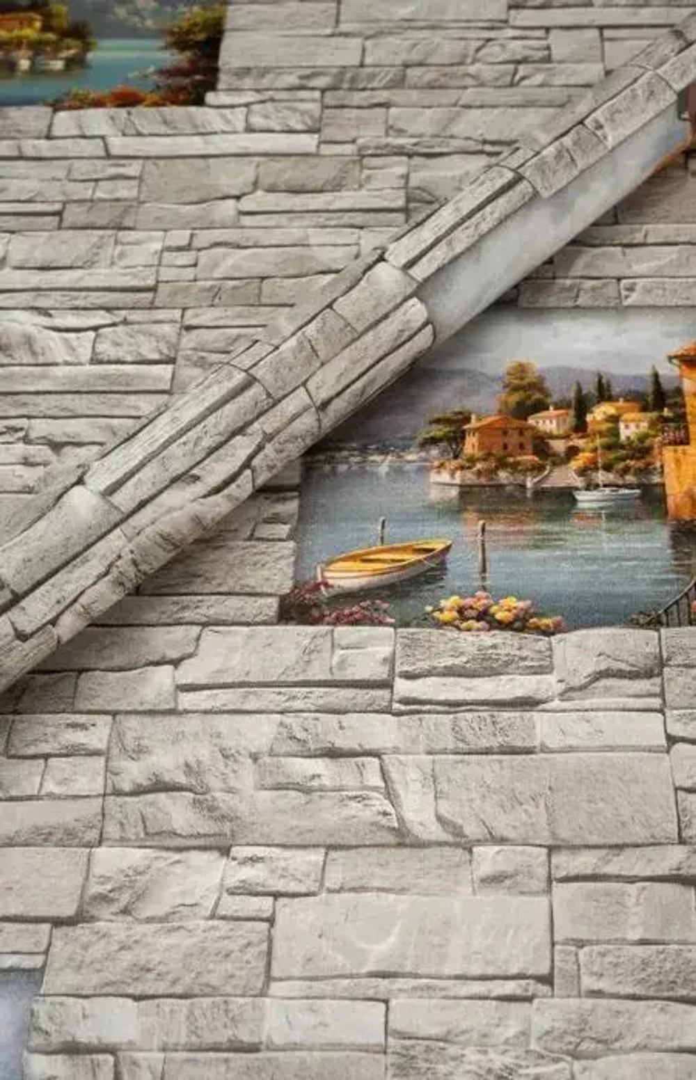 Обои бумажные, моющиеся, полуметровые, 0,53*10м, Рандеву 7