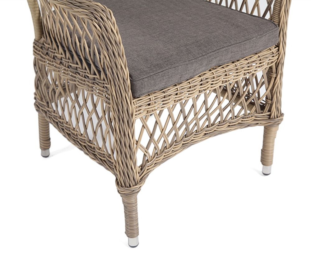 "Сицилия" плетеный стул из искусственного ротанга, цвет соломенный