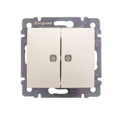 Legrand выключатель 4212 с рамкой 1 белый