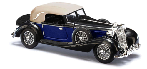 Автомобиль Horch 853, кабриолет закрытый, с багажным чемоданом (H0, 1:87)