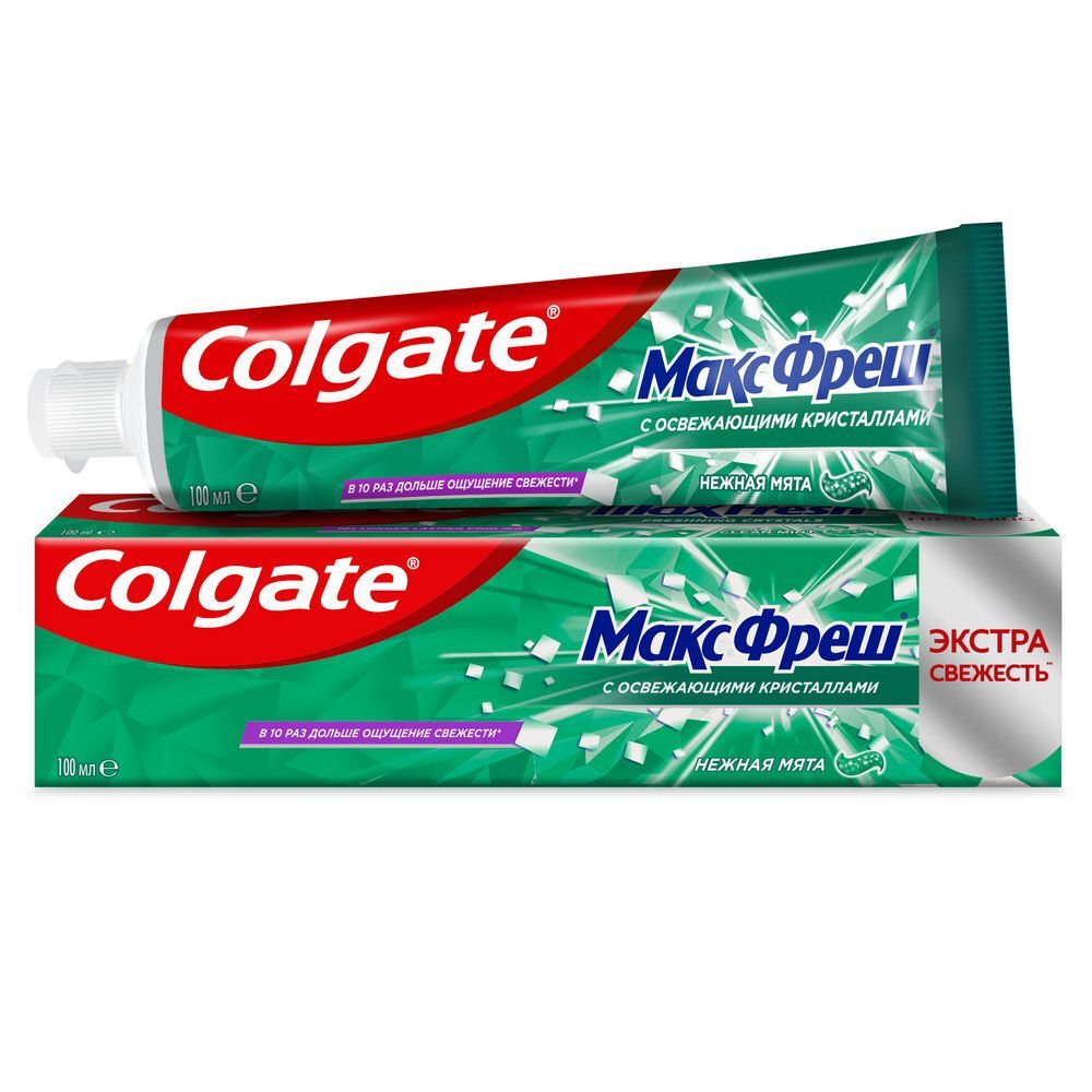 Colgate З/п. Макс. фреш Нежная мята 100мл. (зел) *12*48 / 432 / 3024