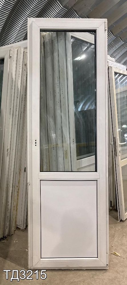 Дверь балконная пластиковая Б/У 2310(в) x 740(ш)