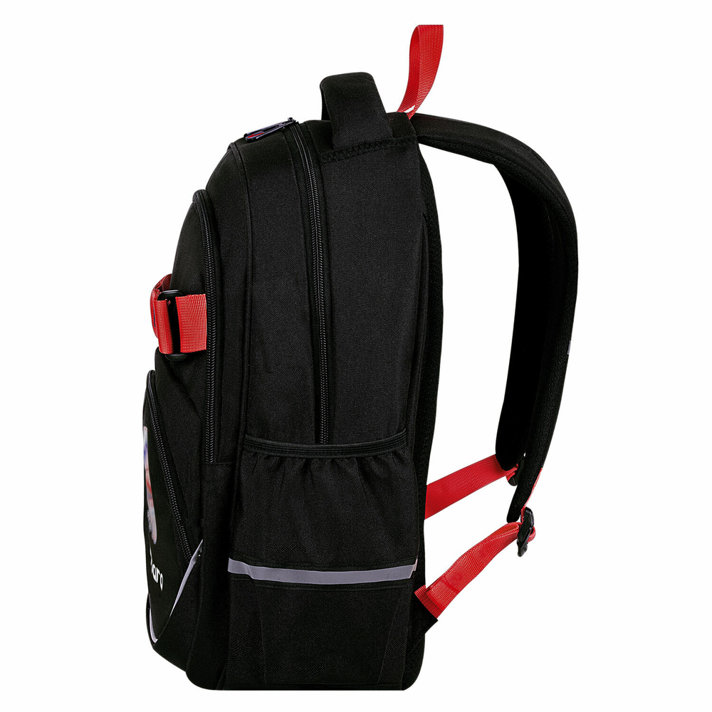 Рюкзак BRAUBERG MOTION, 2 отделения, 3 кармана, "Calm capy", СВЕТЯЩИЙСЯ, 41х28х17 см, 272032