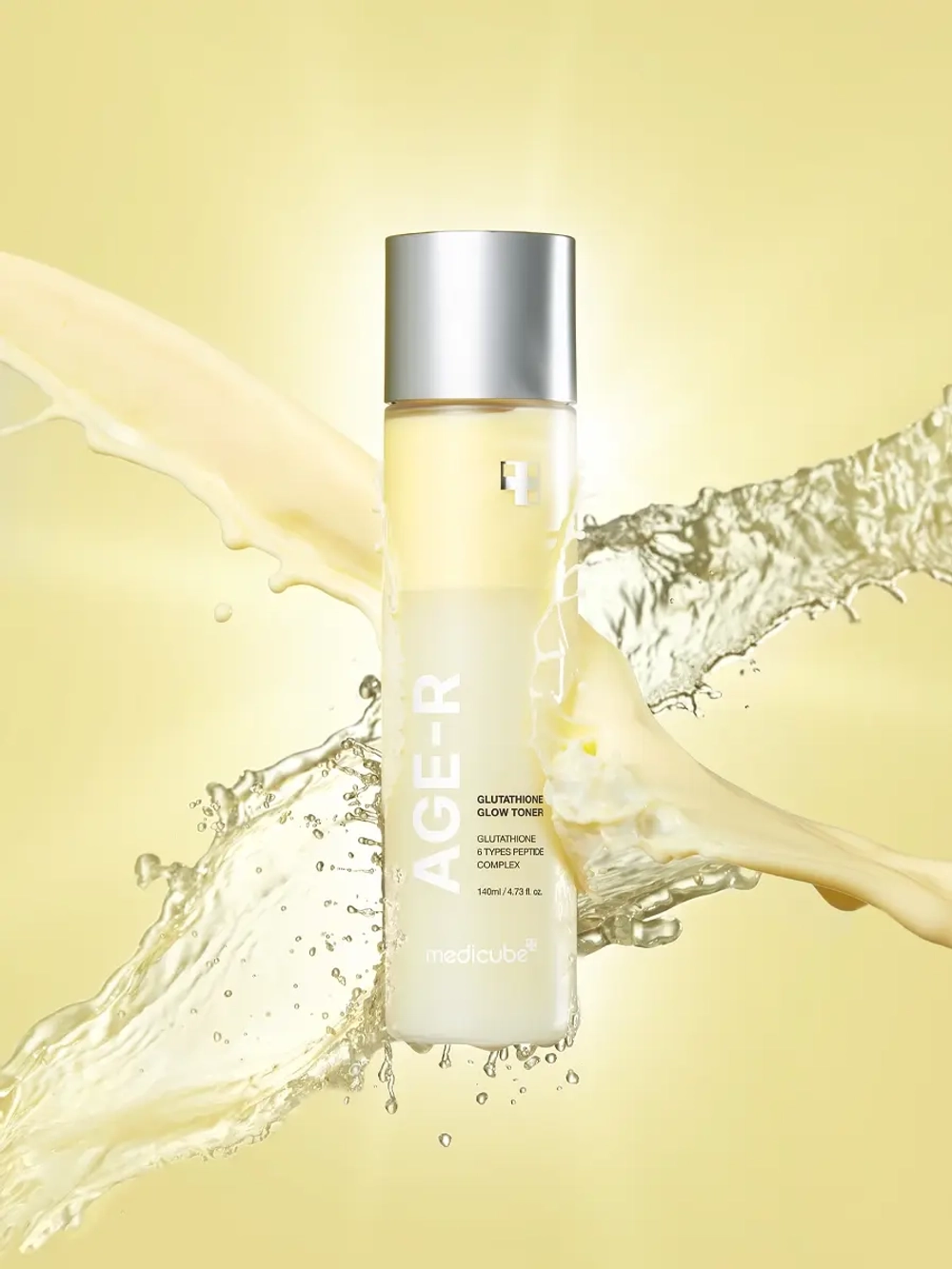 Medicube Укрепляющий тонер с глутатионом и пептидами для ровного тона и сияния кожи AGE-R Glutathione Glow Toner 140 мл