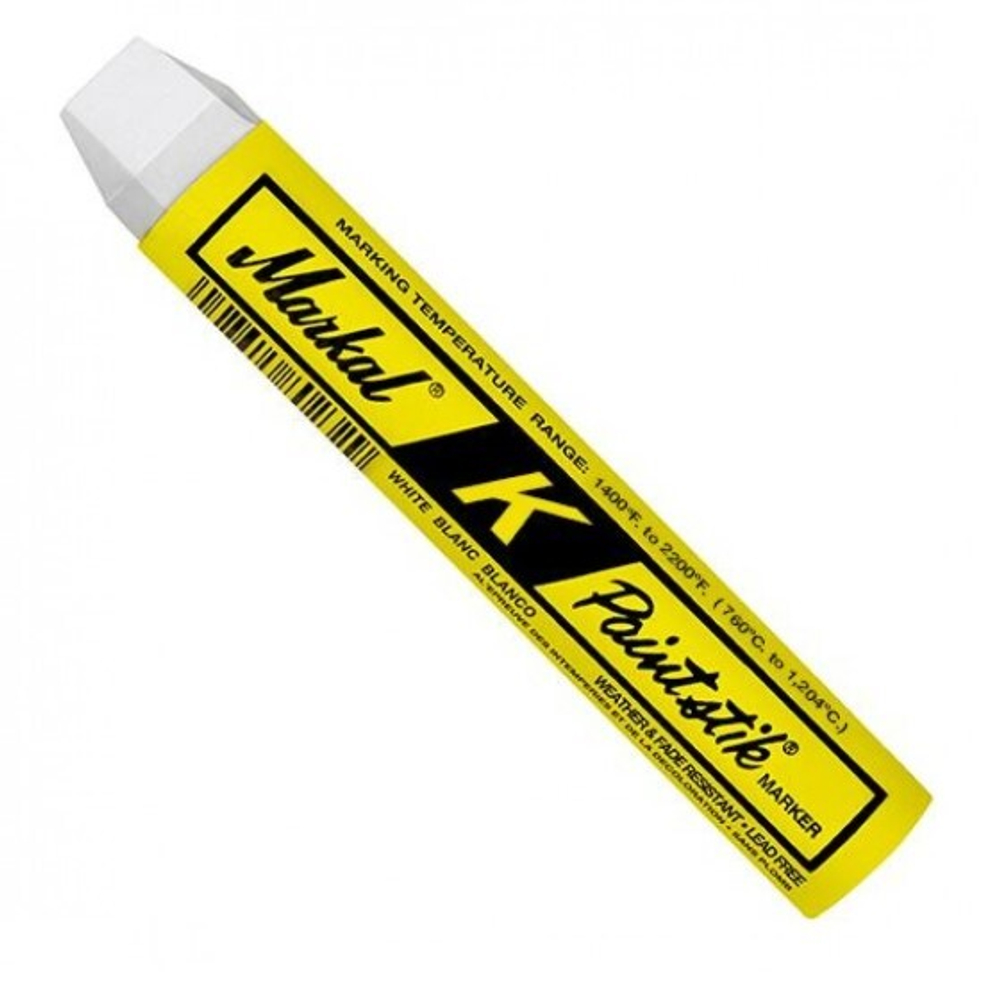 Маркер промышленный K Paintstik Heat Stik MARKAL БЕЛЫЙ