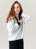 Джемпер для девочки AT954 небесно-голубой