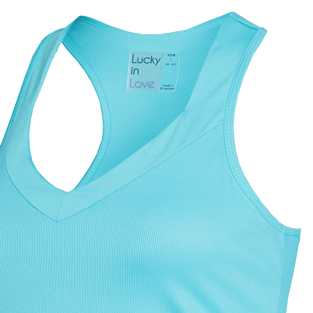 Женская теннисная майка Lucky in Love Love Wins Tank Top Women - Light Blue