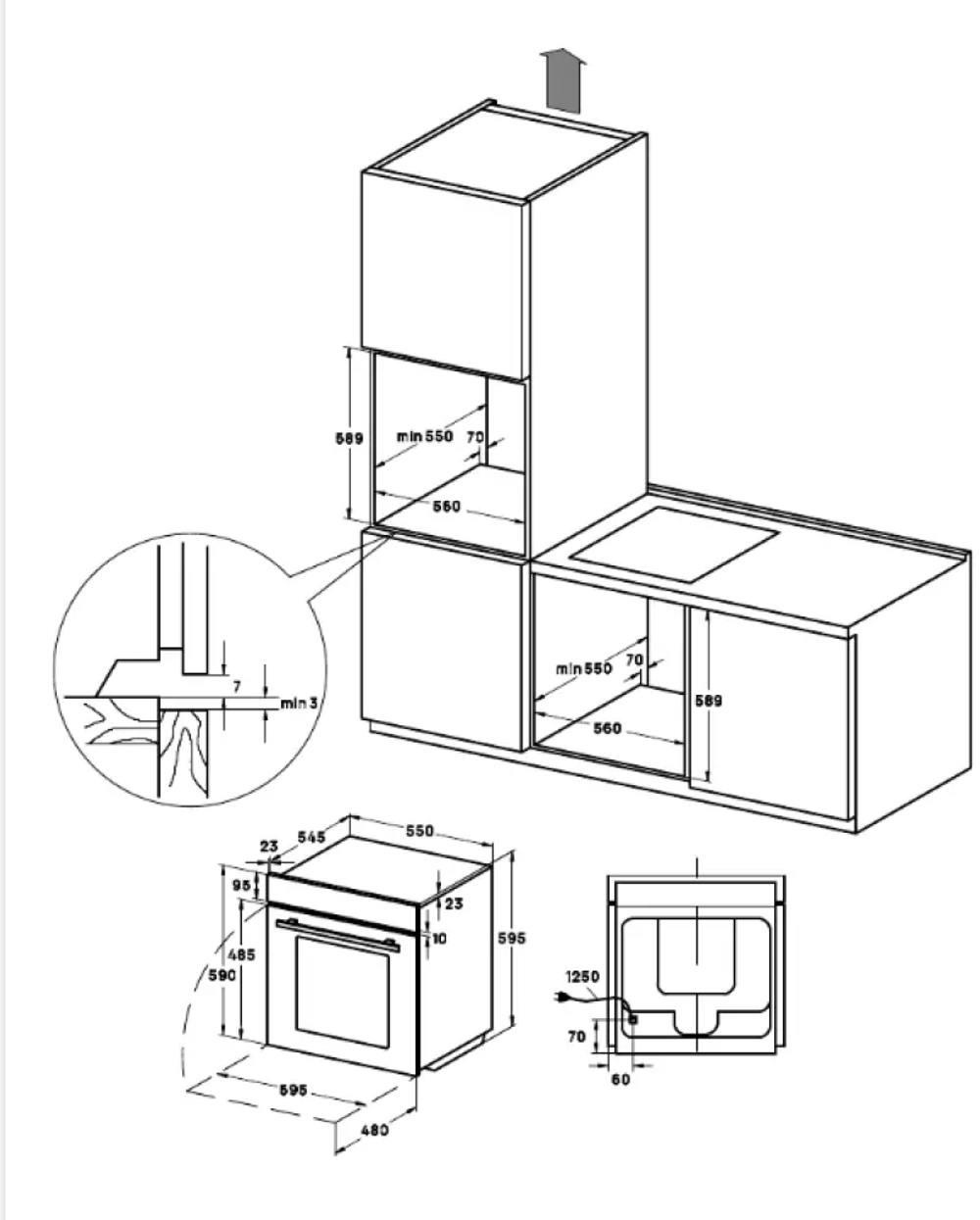 Духовой шкаф Vard VOC444HB