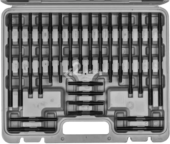 Набор прижимов OCM CK-08 для Т-образных пазов 10 мм, М8, 58 шт., в кейсе