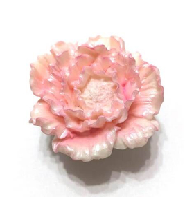 Шоколадный цветок  Пион розовый жемчуг