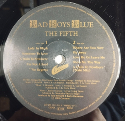 Винтажная виниловая пластинка LP Bad Boys Blue The Fifth (Germany 1989)