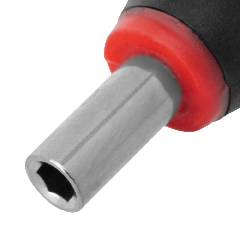 Отвертка для точных работ Fusion с насадками, 11 предметов, в пластиковом пенале, трехкомпонентная рукоятка Matrix