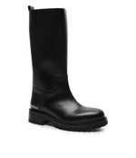 Кожаные офицерские сапоги OFF-WHITE - черный(OWIE044C 99LEA001)