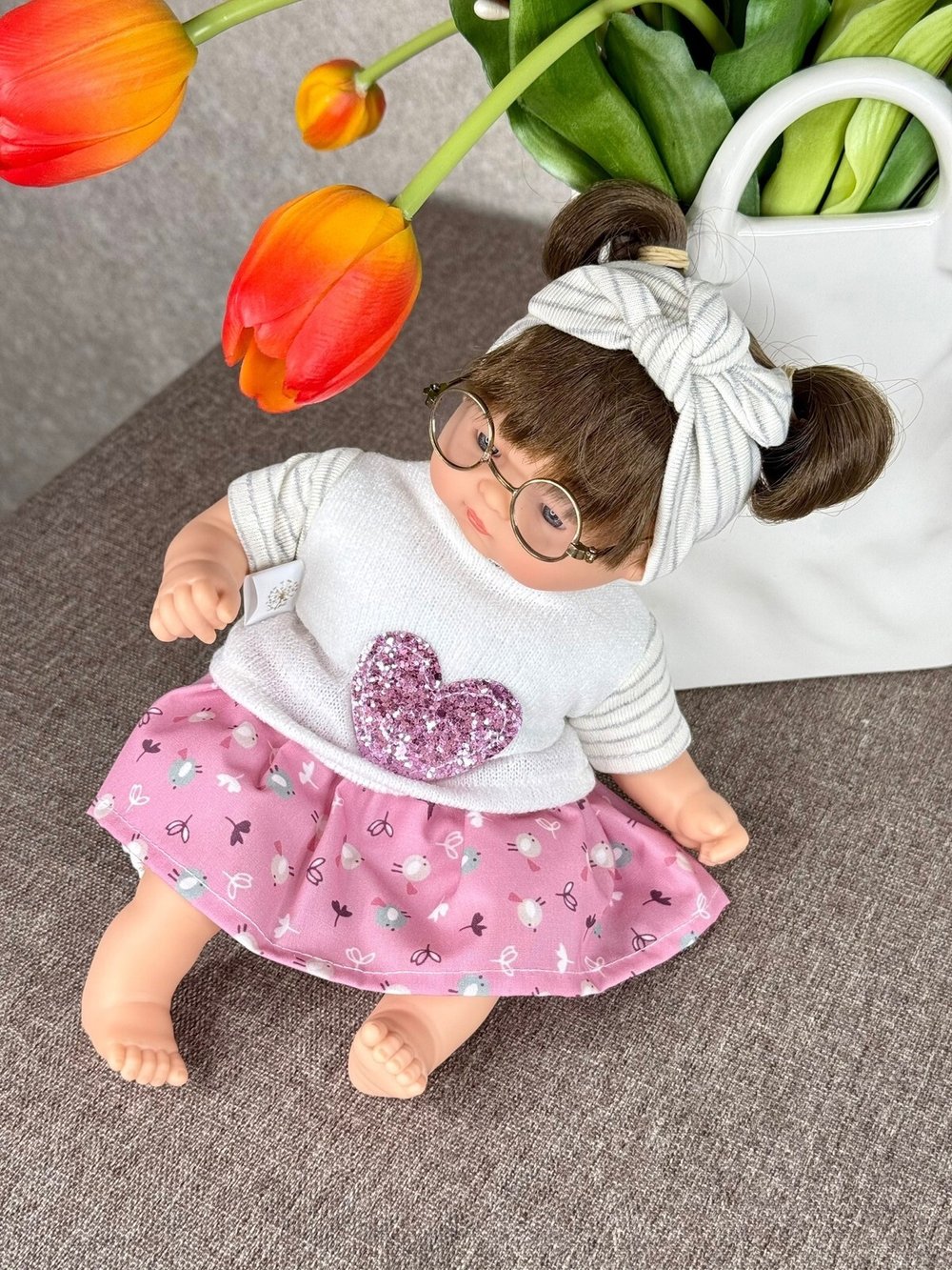 Кукла Marina and Pau 26cм Suenecitos мягконабивная (M125A)