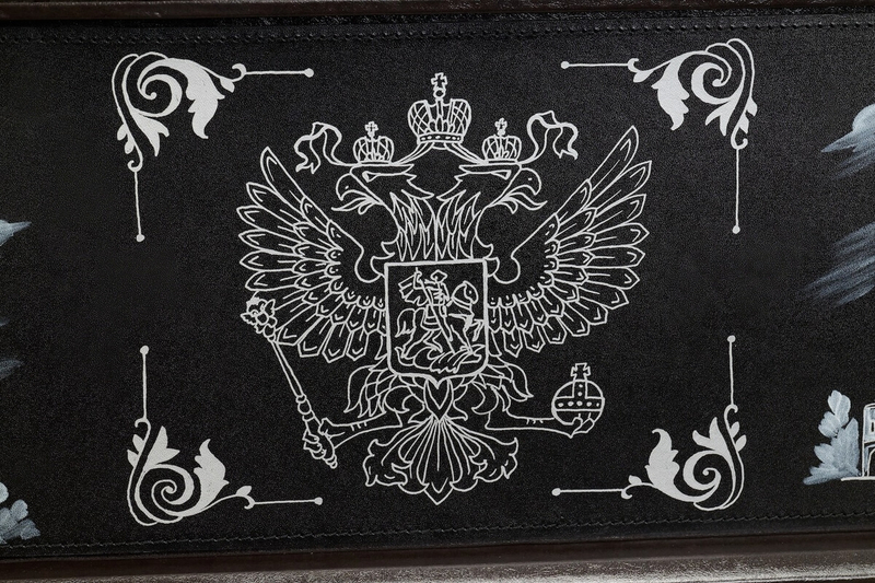 Подарочный набор шампуров в кейсе "Держава"