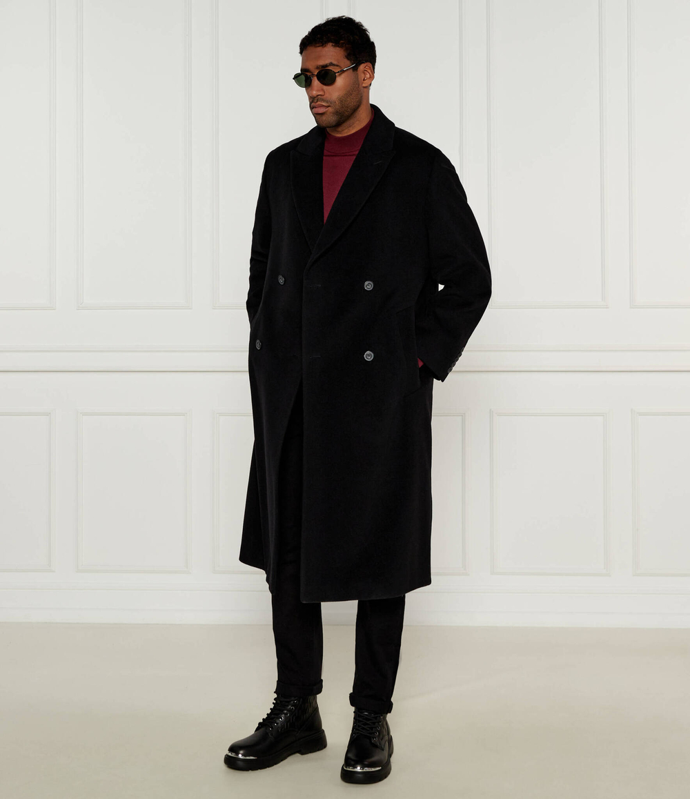 Хлопковое пальто menci2441 HUGO - черный(50528257)