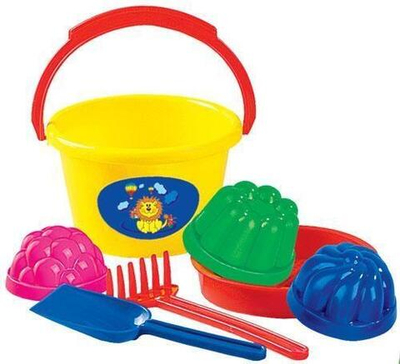 Набор №11 (ведро ср, сит, 3 фор, лоп, гр) (Полесье)