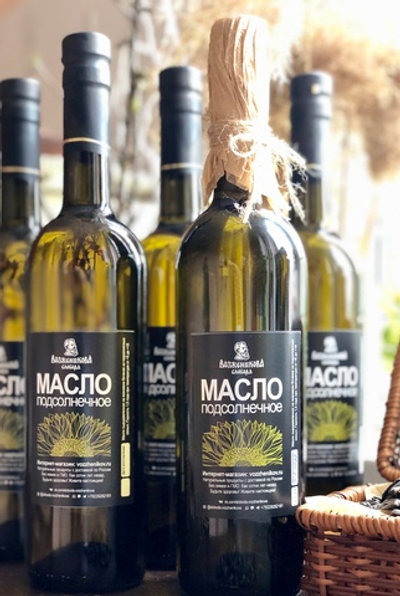 Масло подсолнечное сыродавленное