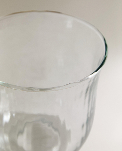 Zara Home стакан из стекла, цвет прозрачный, 9 см · 0229/401