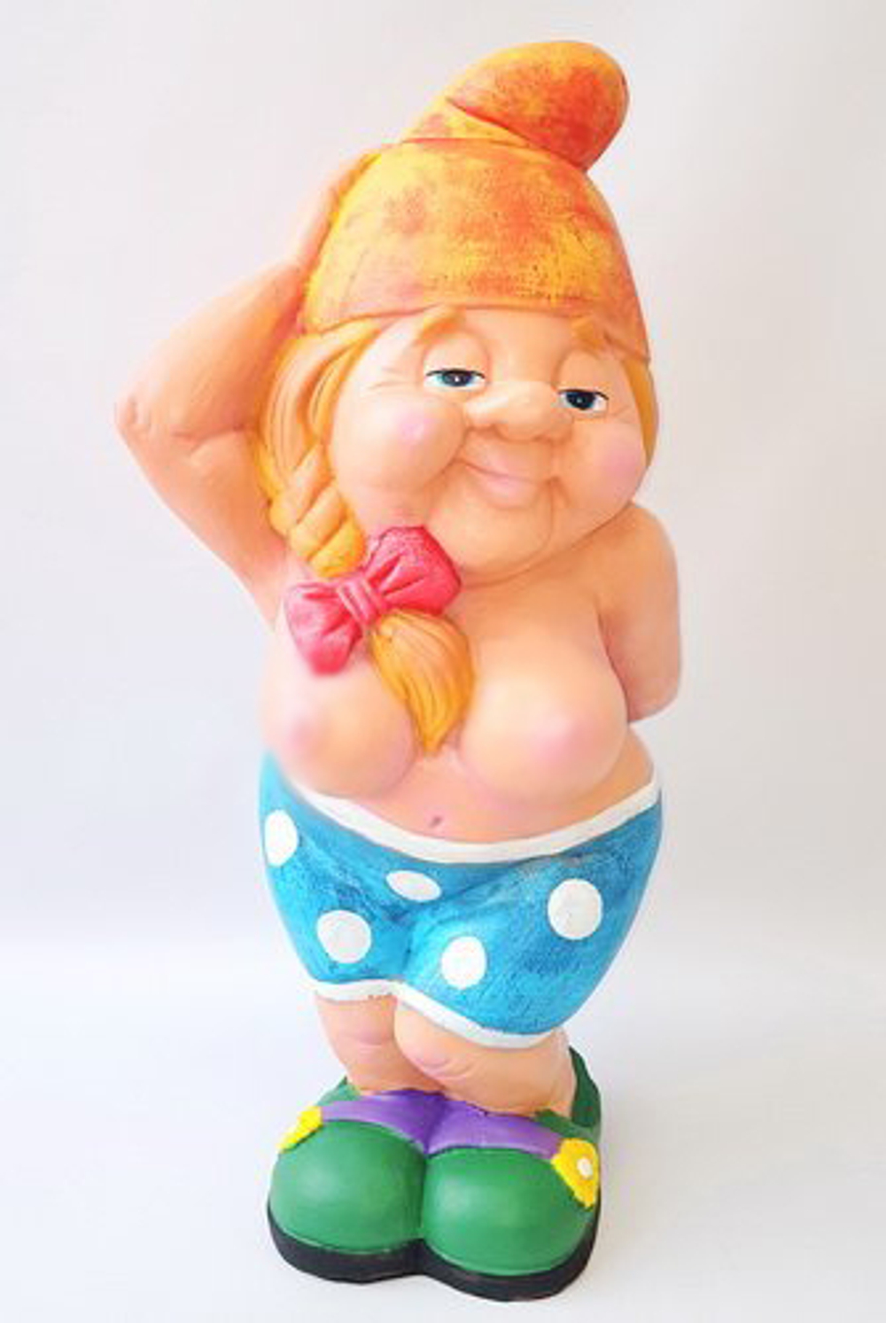 Садовая фигурка "Банщица" (полистоун)