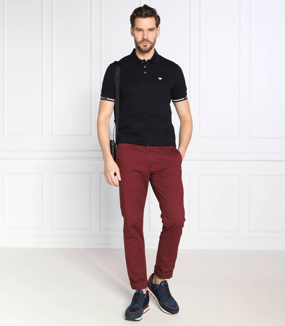 поло Emporio Armani - темно-синий(6L1FD2 1JTKZ)