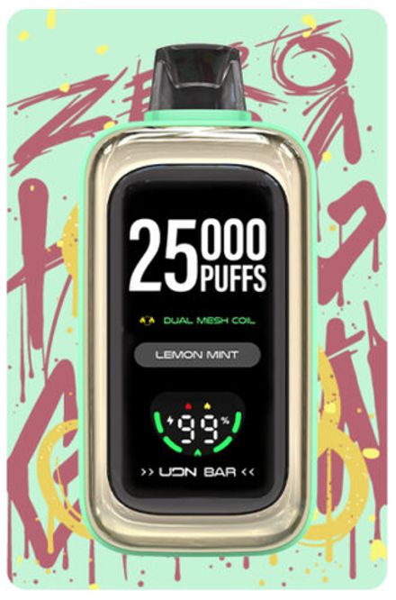 UDN BAR 25000 Lemon mint - лимон-мята 25000 затяжек 20мг (2%)