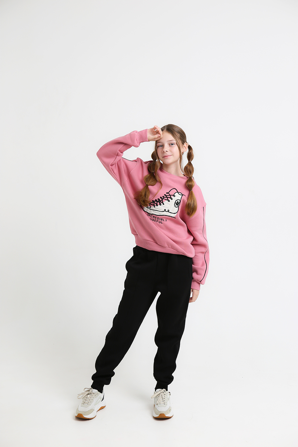 Брюки трикотаж. кэжл. с начесом д/д Beneti (T) 6300