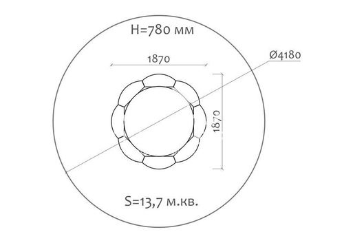 Детский столик для игровой площадки 02004.21