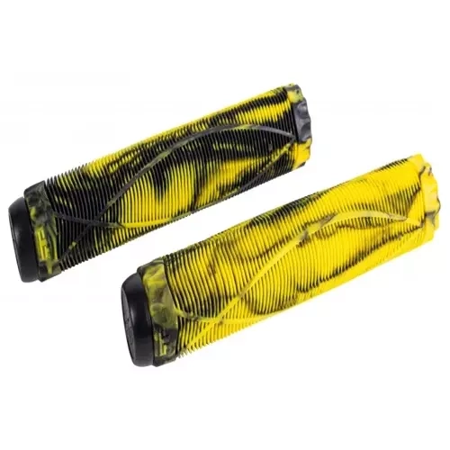 Ручки самоката (трюк) с барендами Fish 170mm желт./черные 355011