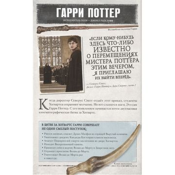 Книга Гарри Поттер. Битва за Хогвартс (с волшебной палочкой)