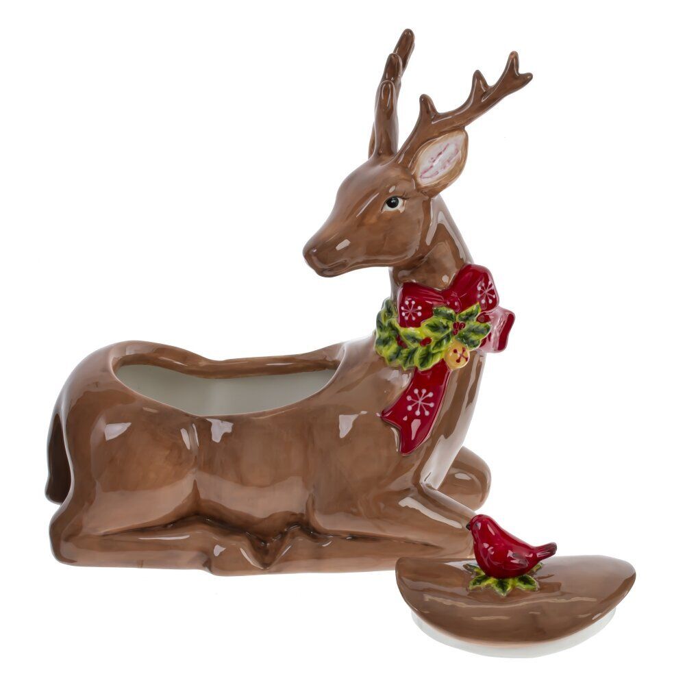 GAEM Конфетница "Олень", 900 мл, L22 W12 H24,5 см