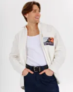 Рубашка Kefirmaykifer Вулкан хлопковая белая