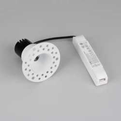 Светильник MS-INVISIO-TRIMLESS-R45-10W Day4000 (WH-WH, 36 deg, 230V) (Arlight, IP54 Металл, 5 лет) 061923