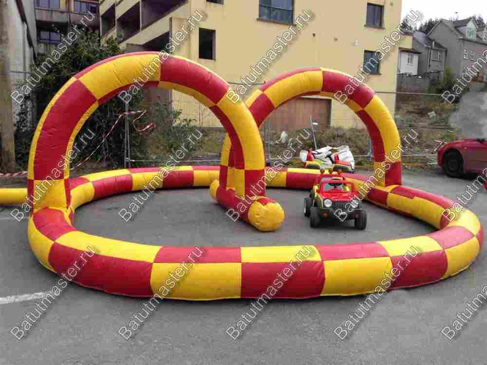 Надувная трасса "Овальная", 6*6*2 м