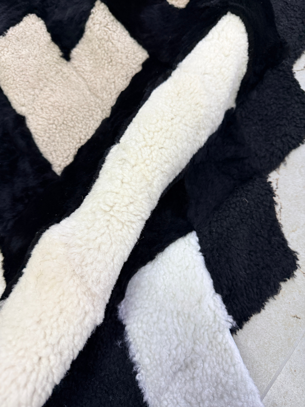 Меховой Коврик прикроватный накидка на кресло из овчины