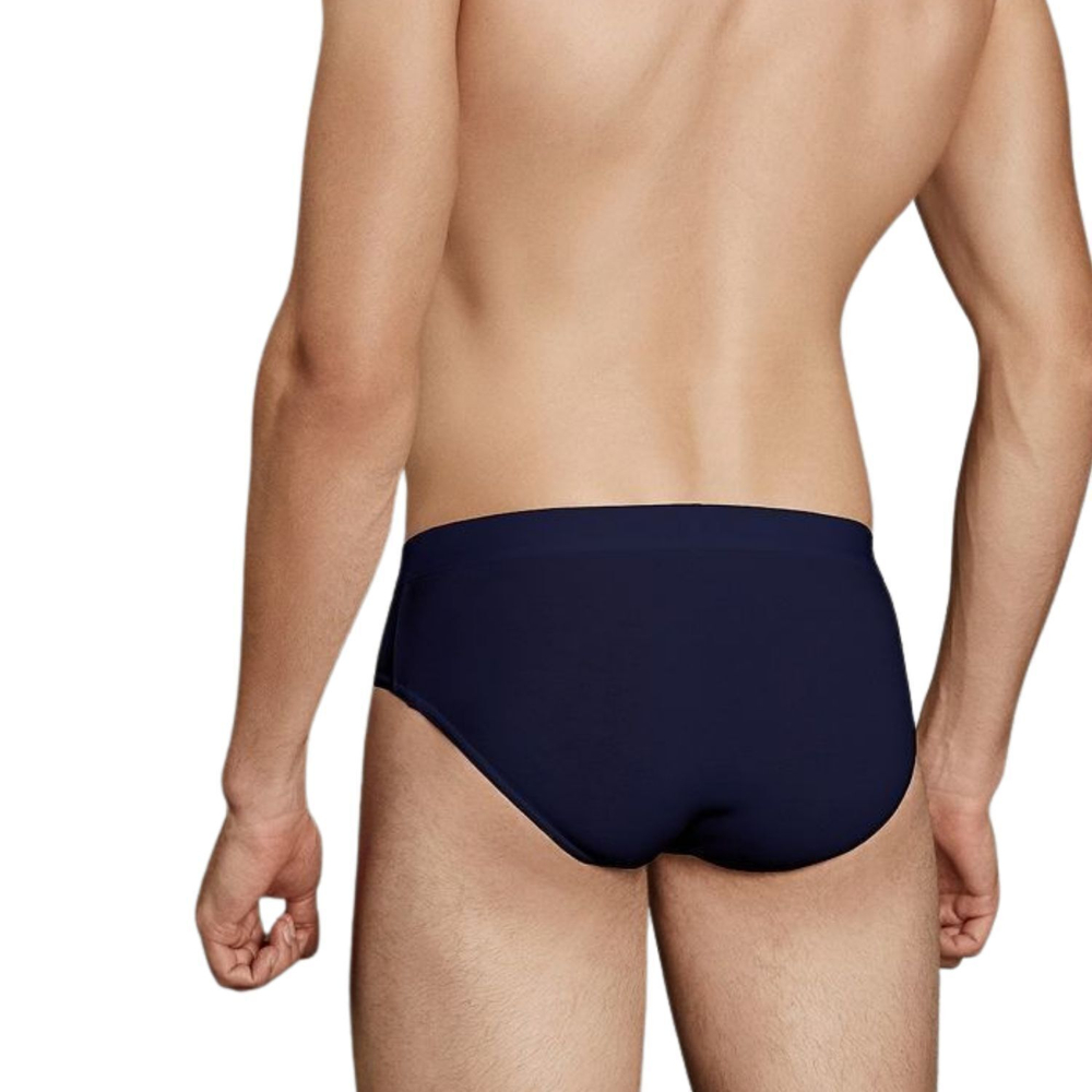 Классические мужские трусы-слипы +size из хлопкового волокна Doreanse Cotton Premium (Размер: XXXL) (Цвет: темно-синий)