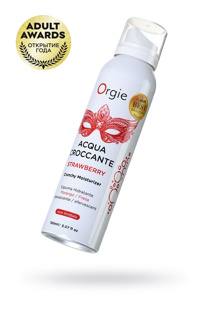 Шипучая увлажняющая пена orgie acqua croccante для массажа 150 мл