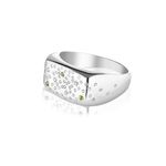 Кольцо 7 Crystals с топазом и хризолитом