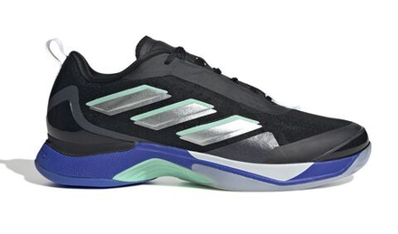 Женские Кроссовки теннисные Adidas Avacourt W - core black/silver metallic/lucid blue