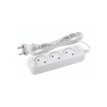 Удлинитель 3гнезда 1.5м с заземлением ПВС 2200Вт 3x0.75мм² Эра (5/20)