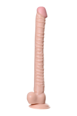 Реалистичный фаллоимитатор TOYFA RealStick Nude, PVC, телесный, 40 см