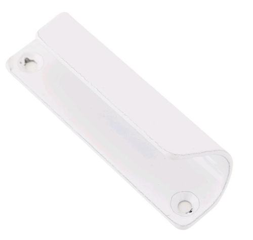 Ручка балконная металлическая белая / 11358