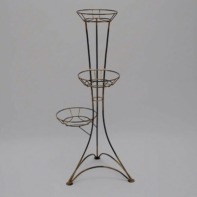 Подставка для цветов напольная "Колонна" на 3 горшка, металл (803-01)