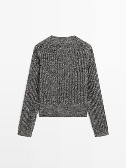 Massimo Dutti Свитер из 100% шерсти - Limited Edition, серый