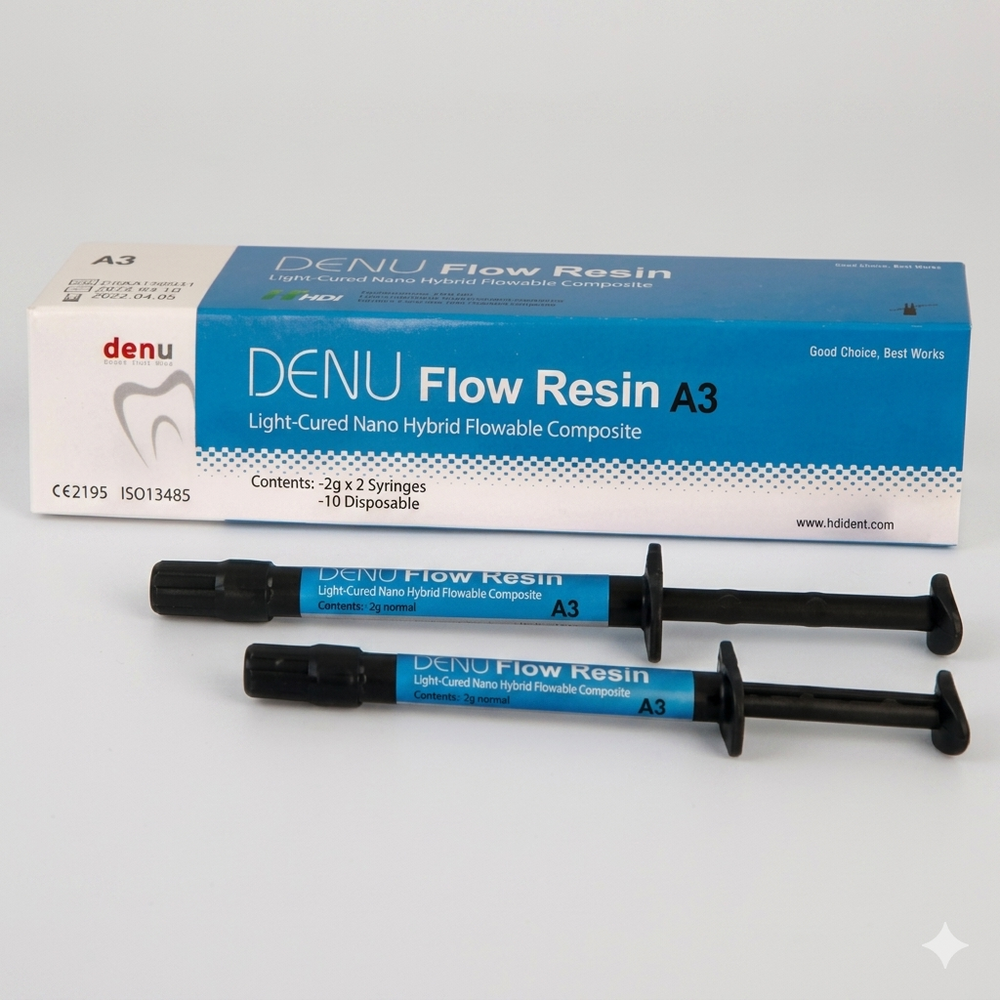 Жидкотекучий композитный материал, Denu Flow Resin A3 Жидкотекучий композитный материал, Denu Flow Resin A3