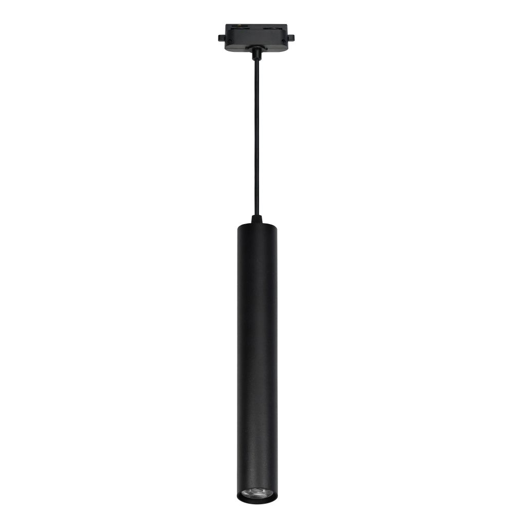 ULB-Q310 12W-4000K BLACK Светильник-прожектор светодиодный трековый. Подвесной. 1000 Лм. Белый свет 4000К. Корпус черный. ТМ Volpe